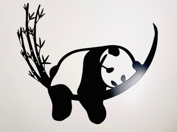 Panda sur bambou